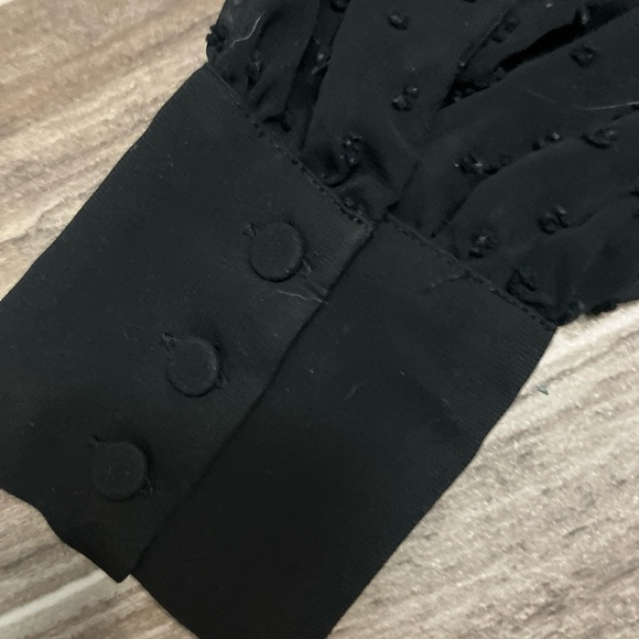 Black Bow Tie Blouse - Picture 6 of 6